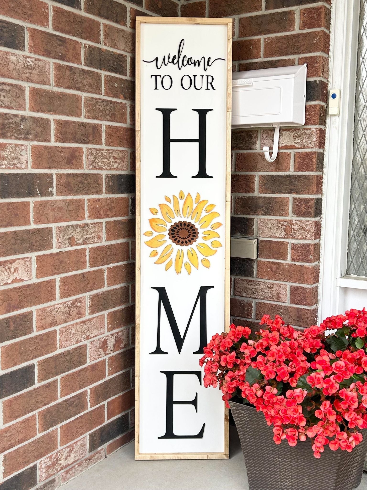 034-034 - 5ft x 14" Bordered Porch Sign - 2