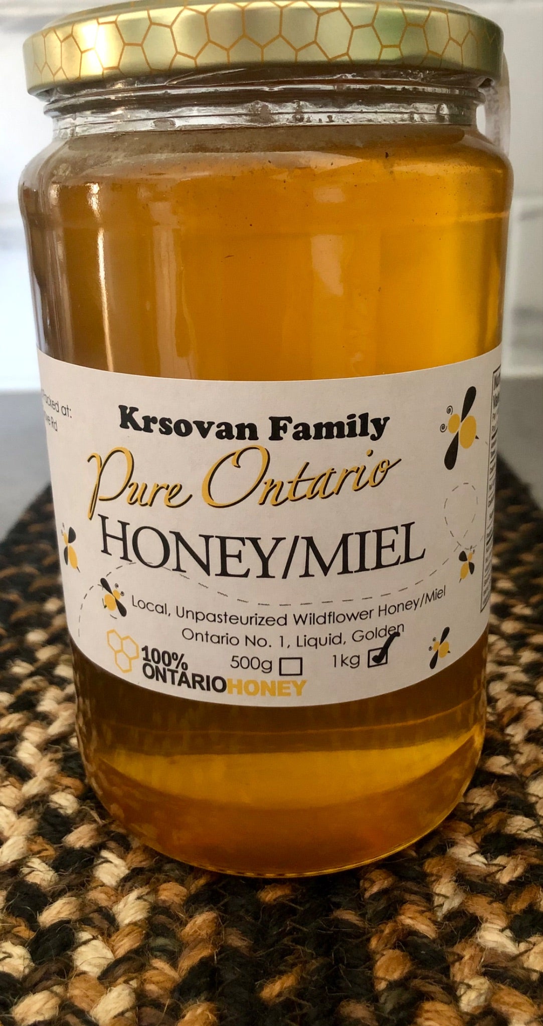 015-210 Krosvan Family Honey 1kg - 1