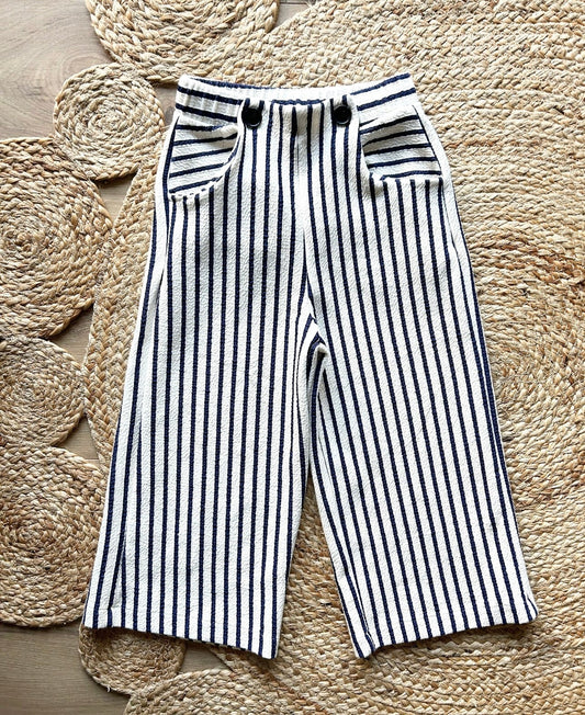 104003 - Zara Striped Pants - Size 6 - 1