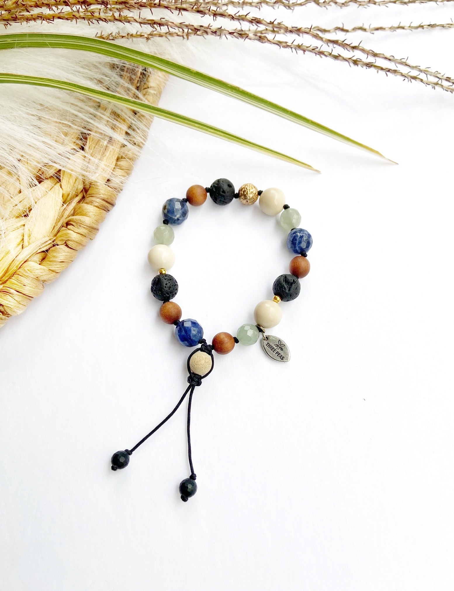 017-020 Adjustable Diffuser Bracelet - dark blue - 2