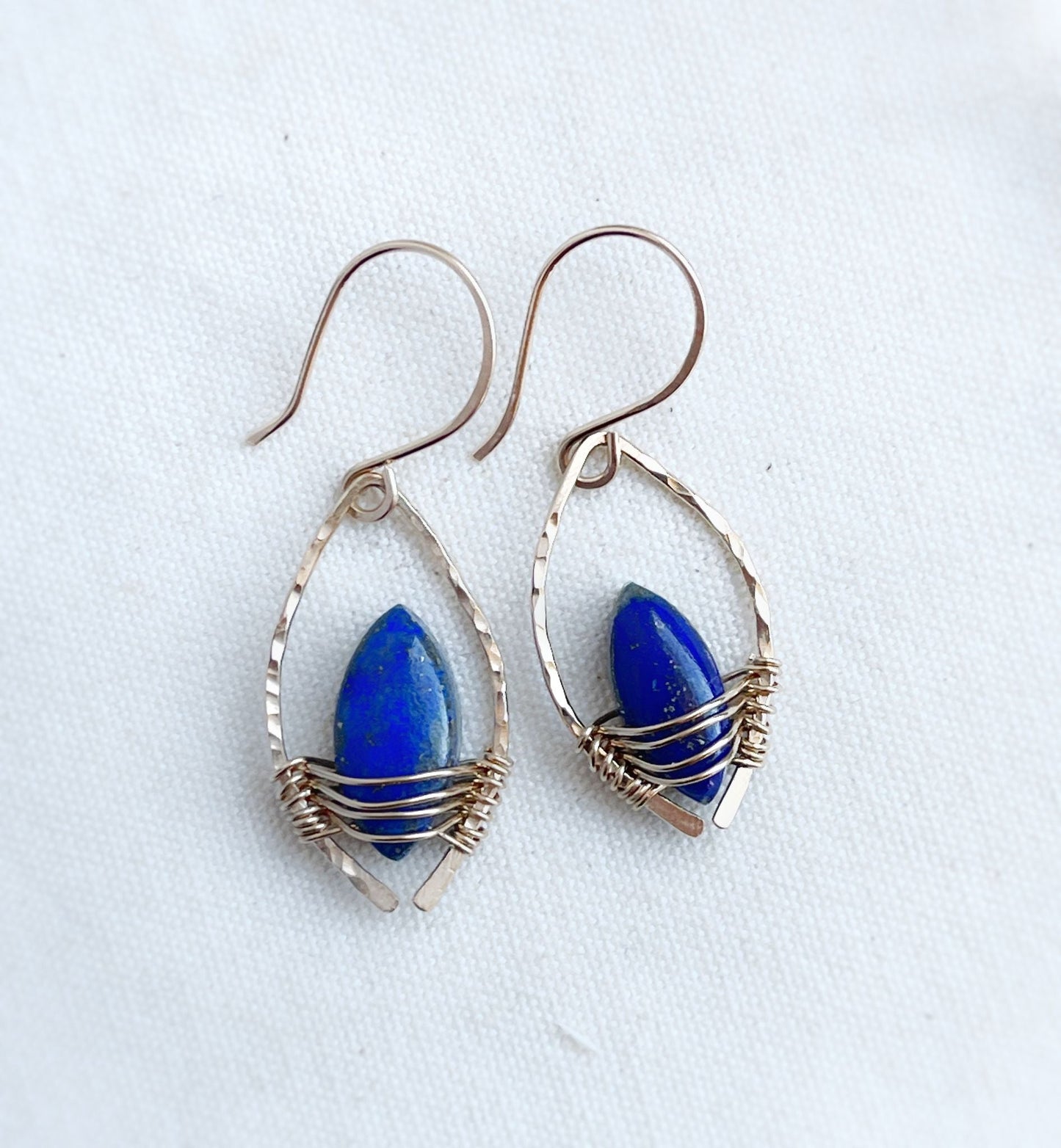 024-012 Lapis Lazuli Earrings - 1